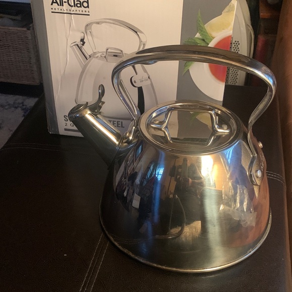 All-Clad Stainless Steel Tea Kettle - Picture 1 of 3